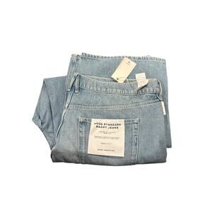 Good American Good Standard Baggy Jeans, Size 18 NWT